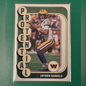 Jayden Daniel’s Score Protential Rookie card No.3